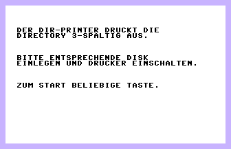 Dir-Printer Screenshot