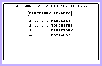 Directory Rendező (Tell. S.) Screenshot