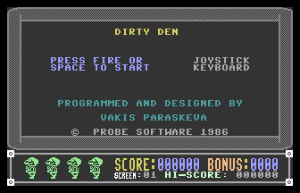 Dirty Den (Armati) Title Screenshot