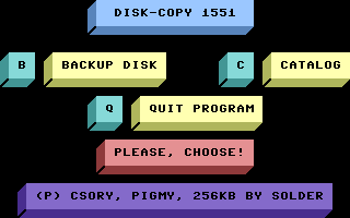 Disk-copy 1551 256K Screenshot