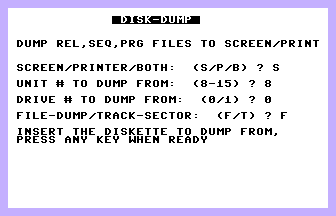 Disk-Dump Screenshot