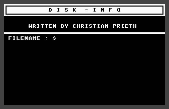 Disk-info Screenshot