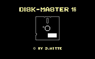 Disk-master 16 Title Screenshot