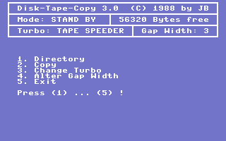 Disk-Tape-Copy Screenshot