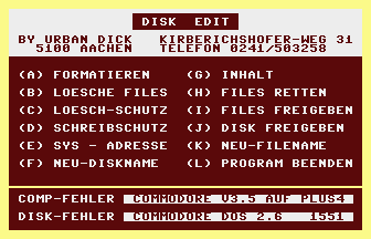 Disk Edit Screenshot