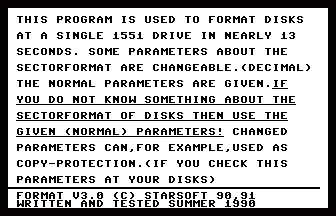 Disk Format System V3.0