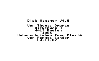 Disk Manager V4.0 Screenshot