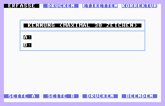 Diskettenhülle Screenshot