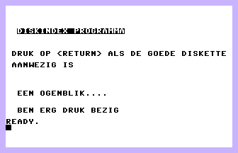 Diskindex Programma Screenshot
