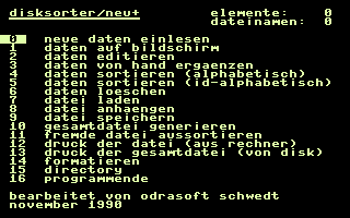 Disksorter/Neu+ Screenshot
