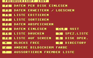 Krussoft-Disksorter Screenshot