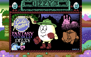 Dizzy 3 (Fantasy World Dizzy) Title Screenshot