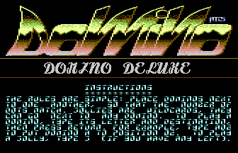 Domino Deluxe Title Screenshot