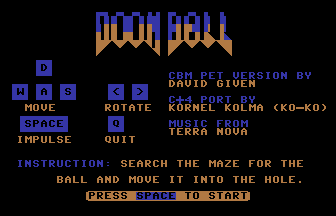 Doomball Title Screenshot