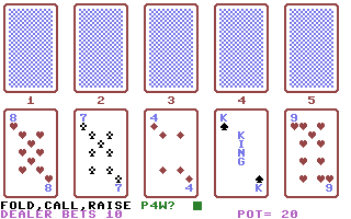 Draw Poker (ICPUG) Screenshot