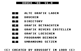 Druck '89 V1.0 Screenshot