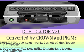 Duplicator V2 Title Screenshot