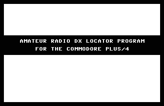DX Locator Title Screenshot