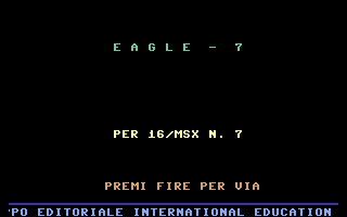 Eagle-7 Title Screenshot