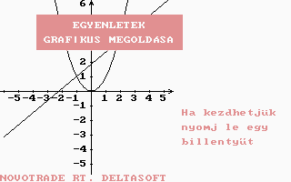 Egyenletek Grafikus Megoldása Title Screenshot