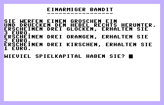 Einarmiger Bandit Screenshot