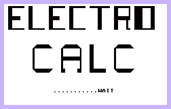 Electro Calc Title Screenshot