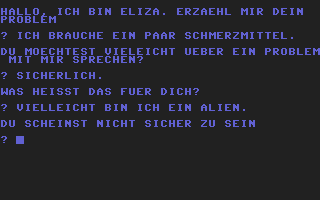 Eliza (Deutsch) Screenshot