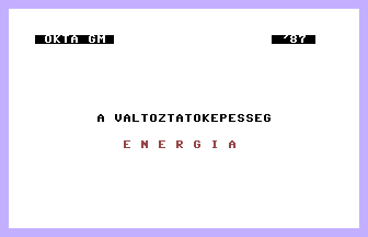 Energia Title Screenshot