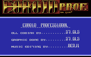 Eoroid Pro Title Screenshot