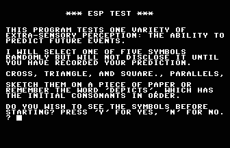 ESP Test Screenshot