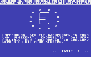 Euro Wechselkurs Title Screenshot