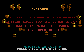 Explorer (Byte Games 31) Title Screenshot