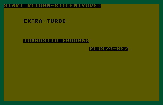 Extra-Turbo Title Screenshot