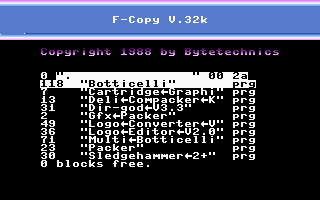 F-copy 32K Screenshot