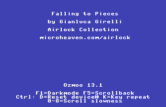 Falling to Pieces Title Screenshot