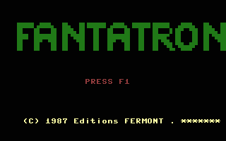 Fantatron (Go Games 17) Title Screenshot