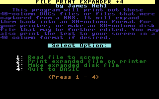 File Print Expander Screenshot