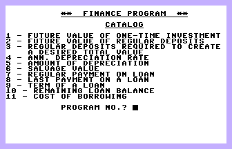 Finance 1.4 Title Screenshot