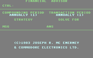 Financial Advisor Screenshot