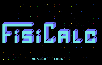 FisiCalc Title Screenshot