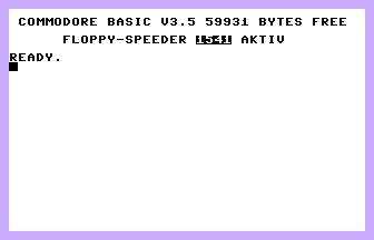 Floppy-speeder 1541 Screenshot