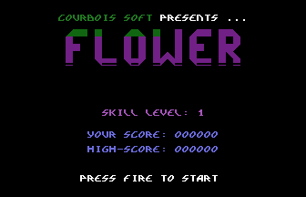 Flower (Courbois) Title Screenshot