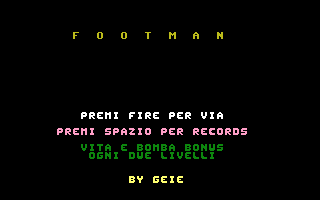 Footman Title Screenshot