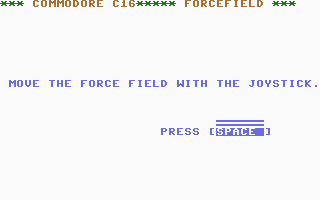 Forcefield Title Screenshot