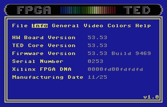 FPGATED Config Program Screenshot