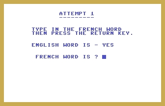 French Tutorial Screenshot