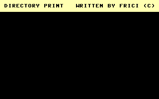Directory Print