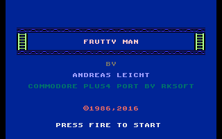 Frutty Man +4 Title Screenshot