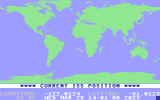 FujiNet ISS Tracker Map