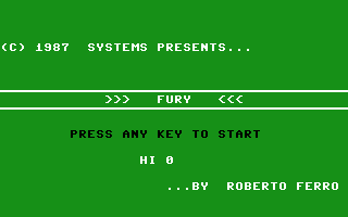 Fury (Systems) Title Screenshot